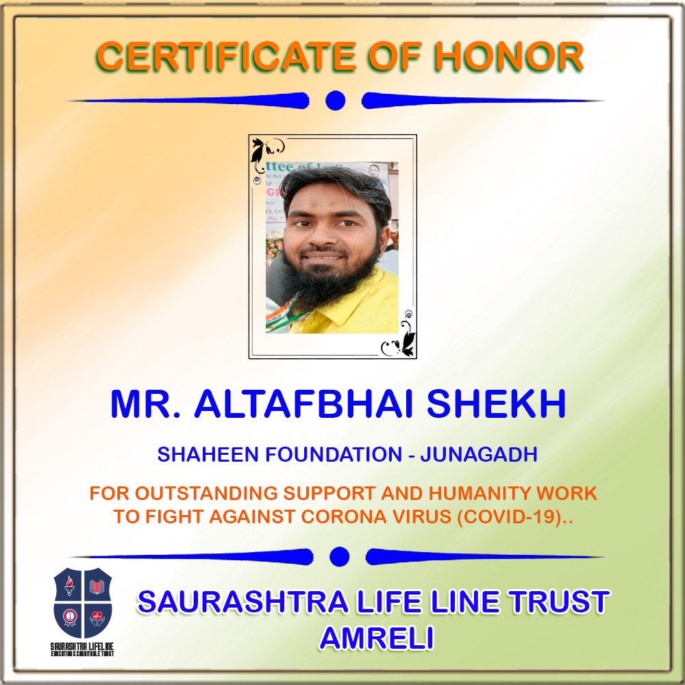 Certificate of Honor